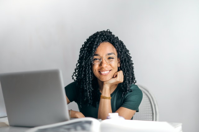 Employees happy photo at a workplace